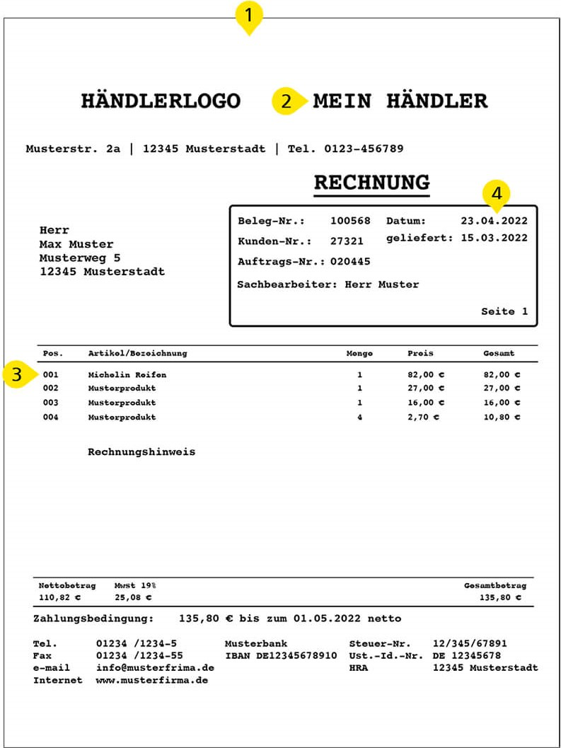 Kaufbeleg